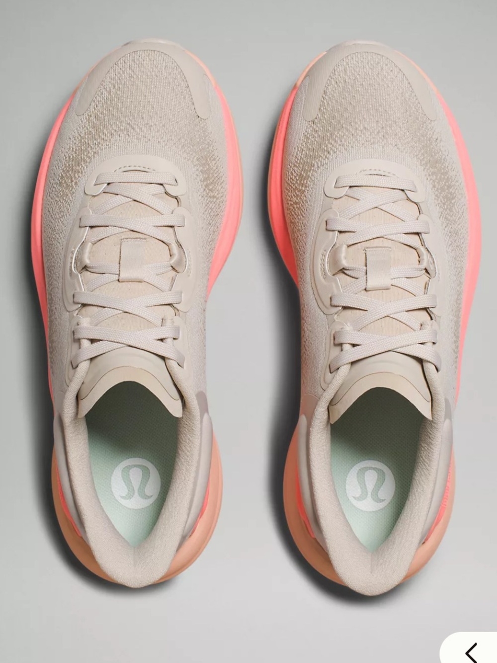 lululemon athletica Baked Clay with Peach Fuzz & Sunset Running Shoes